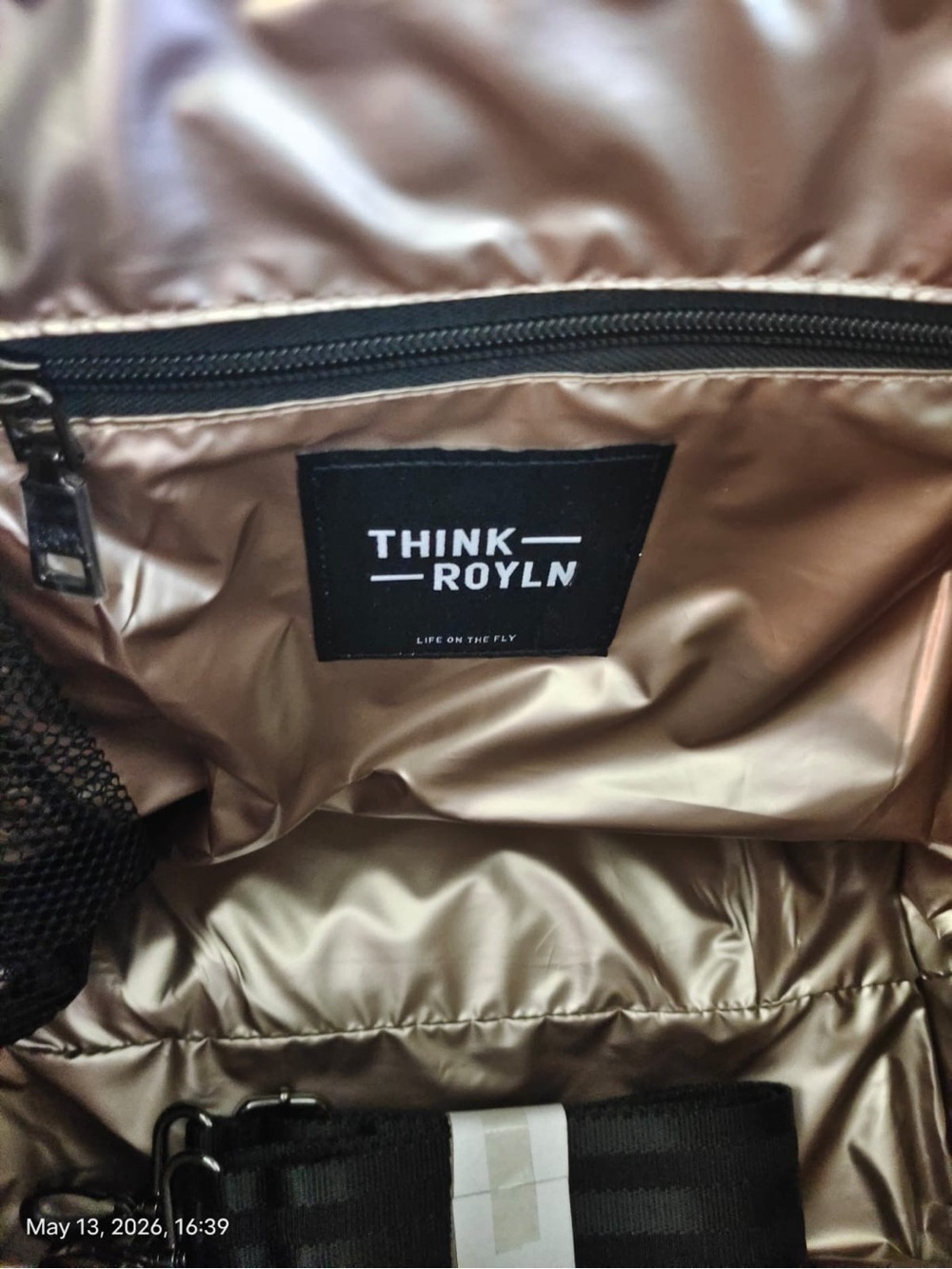 NWOT THINK ROYLN Jr. Jetset Wingman Tote Bag Leopard back luggage sleeve - Picture 11 of 12